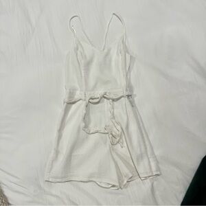 Elegant White Women's romper